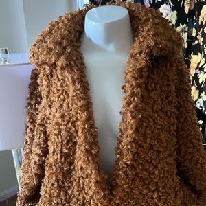 Philosophy - size small, bronze in color, Teddy Bear jacket faux fur